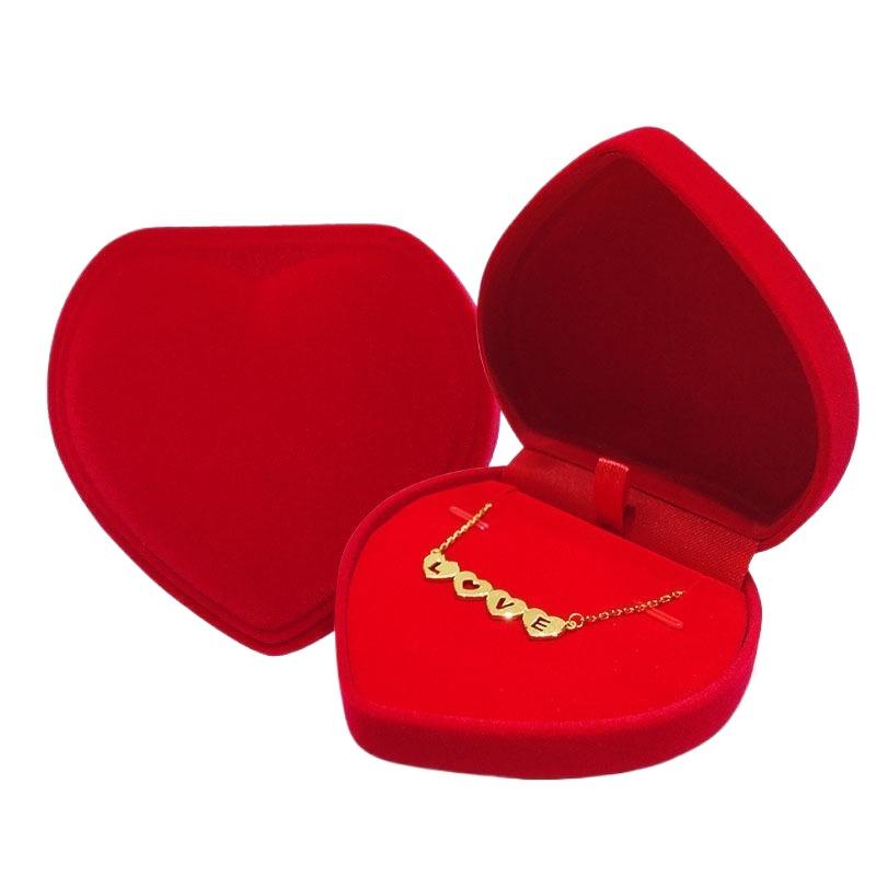 Velvet Heart Jewelry Box Soft Red Ring Necklace Packaging Case Elegant Love Gift Display Storage Organizer
Velvet Heart Jewelry Box Soft Red Ring Necklace Packaging Case Elegant Love Gift Display Storage Organizer