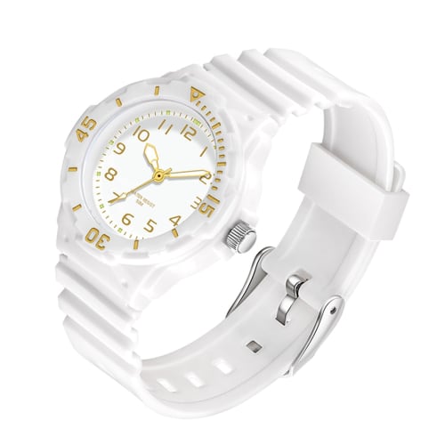 Affordable women s waterproof analog watch with a urethane strap and rotating bezel. Popular with students and girls. Simple and unisex. A great gift
Affordable women s waterproof analog watch with a urethane strap and rotating bezel. Popular with students and girls. Simple and unisex. A great gift