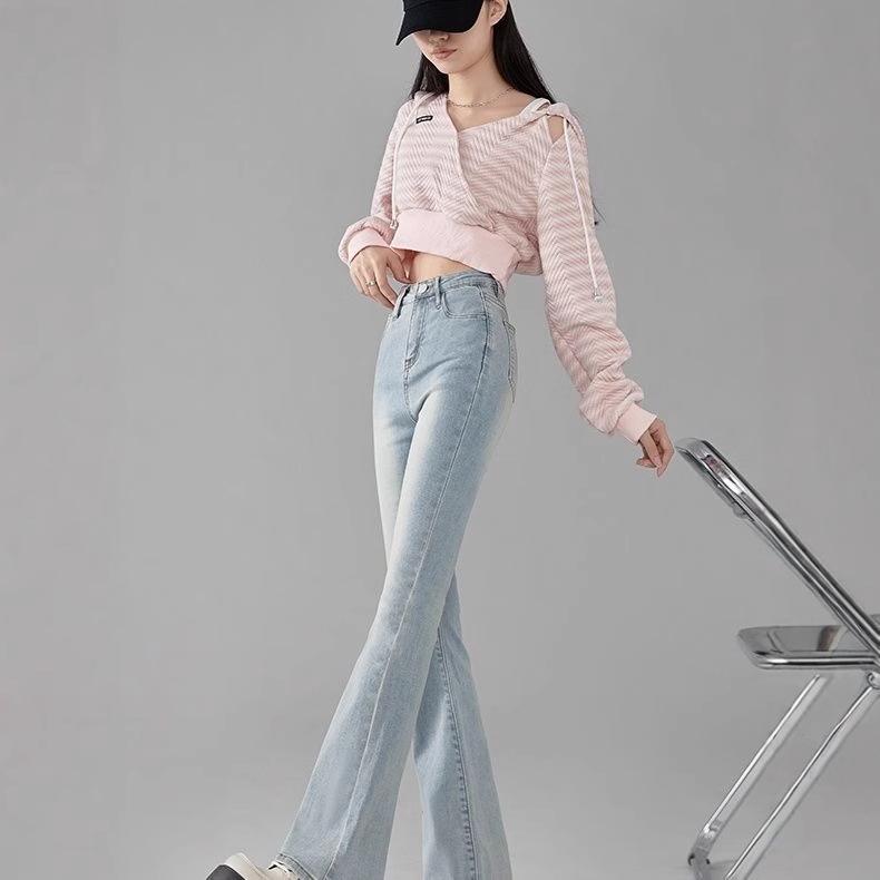 Women s 2024 Retro High-Waisted Flared Jeans: American Street Style, Floor-Length, Slimming Fit for Spring & Autumn Extra Large светло-синий
Women s 2024 Retro High-Waisted Flared Jeans: American Street Style, Floor-Length, Slimming Fit for Spring & Autumn Extra Large светло-синий