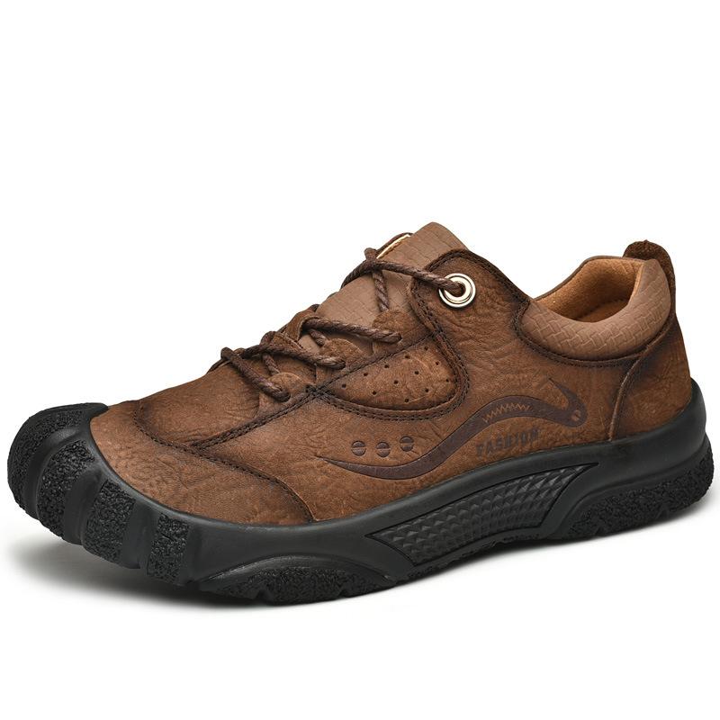 2025 men s shoes autumn breathable outdoor sports casual leather shoes matte leather non-slip waterproof mountaineering shoes men s wear-resistant 44 темно-коричневого
2025 men s shoes autumn breathable outdoor sports casual leather shoes matte leather non-slip waterproof mountaineering shoes men s wear-resistant 44 темно-коричневого