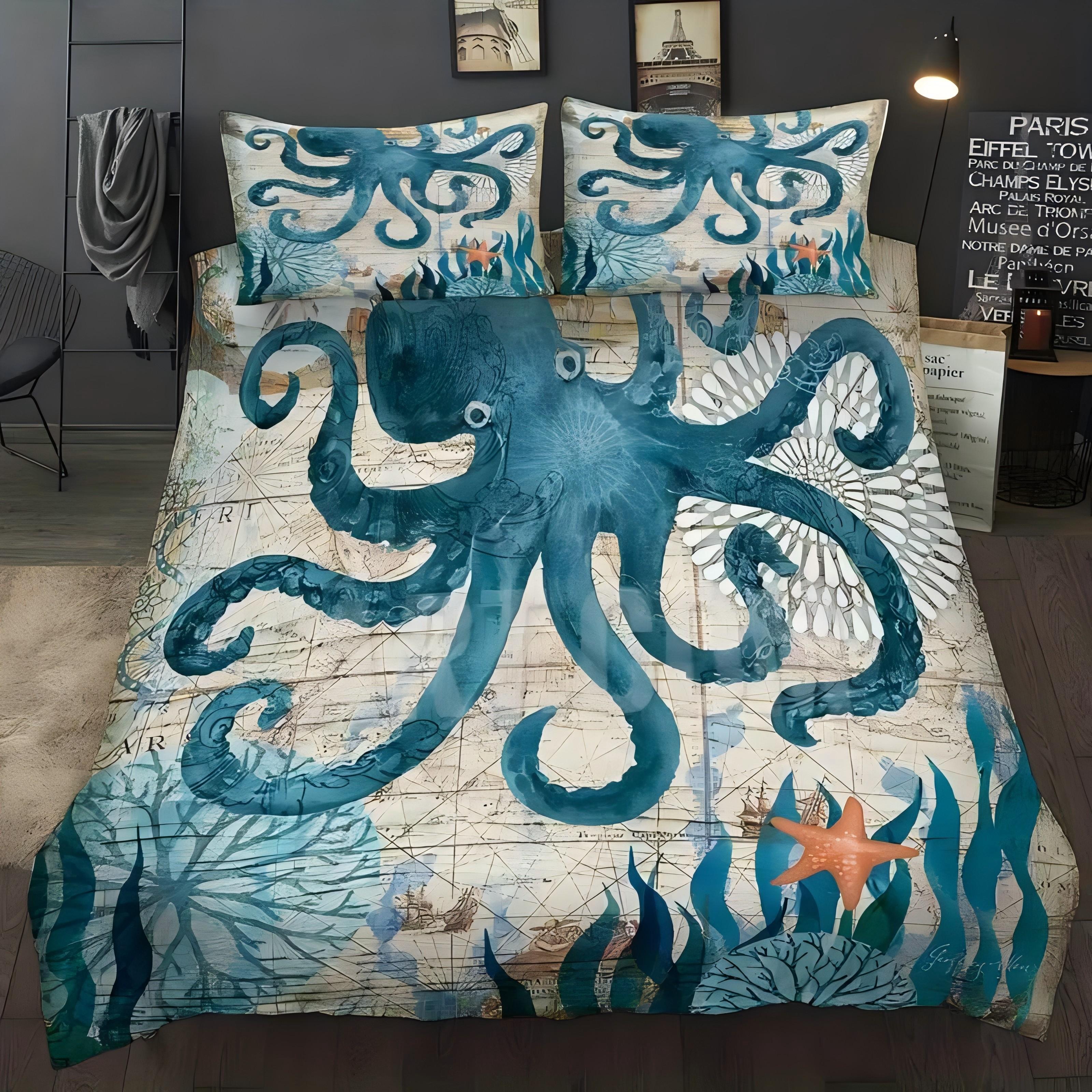Sea Turtle Octopus Colourful Animal Marine Life 3D Print Pattern Duvet Cover Bedding Set Comforter Hawaiian Duvet Cover Sets 135x200cm 2pcs
Sea Turtle Octopus Colourful Animal Marine Life 3D Print Pattern Duvet Cover Bedding Set Comforter Hawaiian Duvet Cover Sets 135x200cm 2pcs