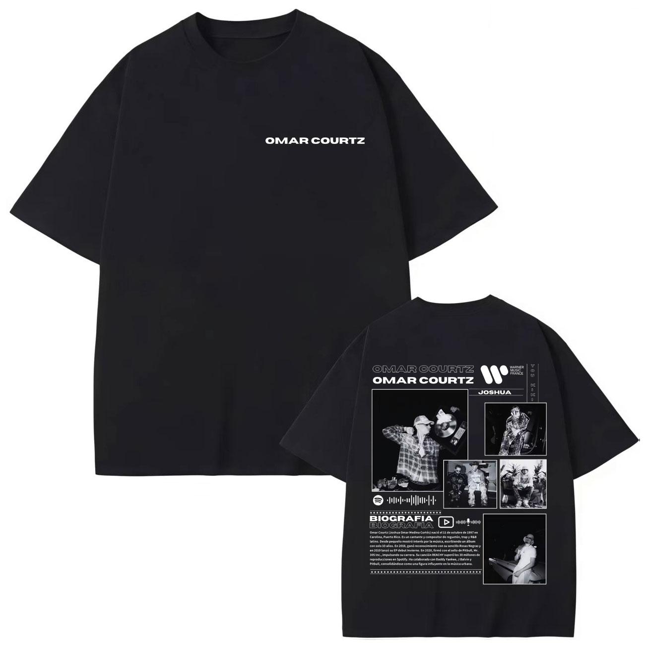 Singer Omar Courtz Merch T-shirt Fashion Hip Hop Vintage Short Sleeve T Shirt Men Women High Quality Cotton T-shirts S
Singer Omar Courtz Merch T-shirt Fashion Hip Hop Vintage Short Sleeve T Shirt Men Women High Quality Cotton T-shirts S