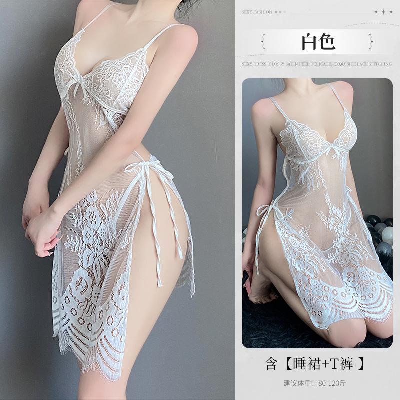 Сексуальное нижнее белье сексуальная ночная рубашка боковая перспектива подтяжки пижама страсть одежда чистое желание свободный костюм One Size (80-60kg)
Сексуальное нижнее белье сексуальная ночная рубашка боковая перспектива подтяжки пижама страсть одежда чистое желание свободный костюм One Size (80-60kg)