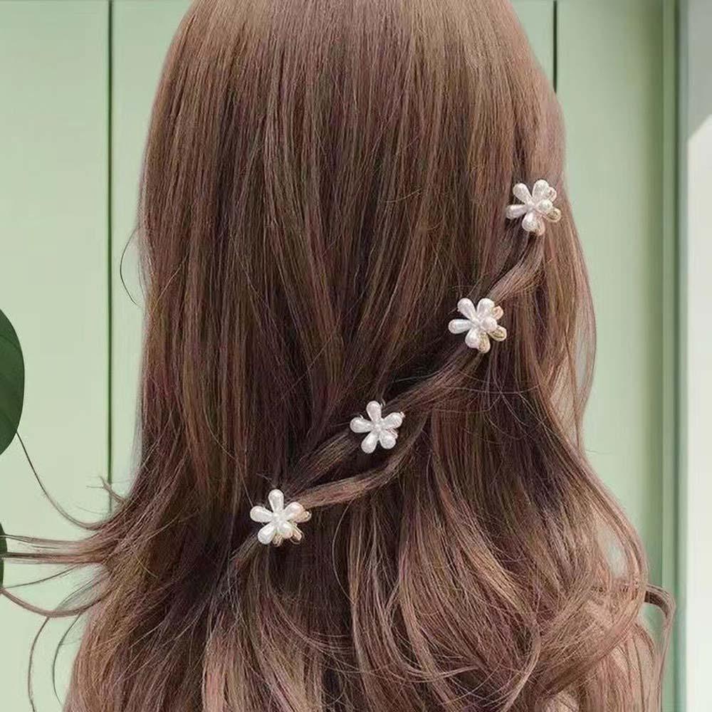 10pcs Resin Mini Hair Claw Korean Style Women Side Clip Pearls Flower Hairpin Gifts Style 5
10pcs Resin Mini Hair Claw Korean Style Women Side Clip Pearls Flower Hairpin Gifts Style 5
