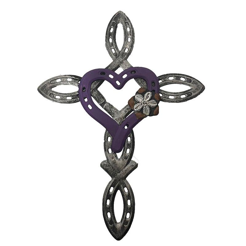 AEE2-Natural Horseshoe Cross With Heart, Metal Craft Cross Horseshoe Heart Decor, Rustic Metal Cross Sign Spiritual фіолетовий
AEE2-Natural Horseshoe Cross With Heart, Metal Craft Cross Horseshoe Heart Decor, Rustic Metal Cross Sign Spiritual фіолетовий