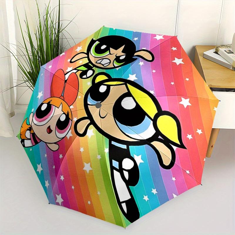 1pc Powerpuff Girls Automatic Opening/Closing Umbrella - Portable 3-Fold Design, 8-Rib Outdoor Umbrella - Ideal Gift for Fans, Travelers, Daily U
1pc Powerpuff Girls Automatic Opening/Closing Umbrella - Portable 3-Fold Design, 8-Rib Outdoor Umbrella - Ideal Gift for Fans, Travelers, Daily U