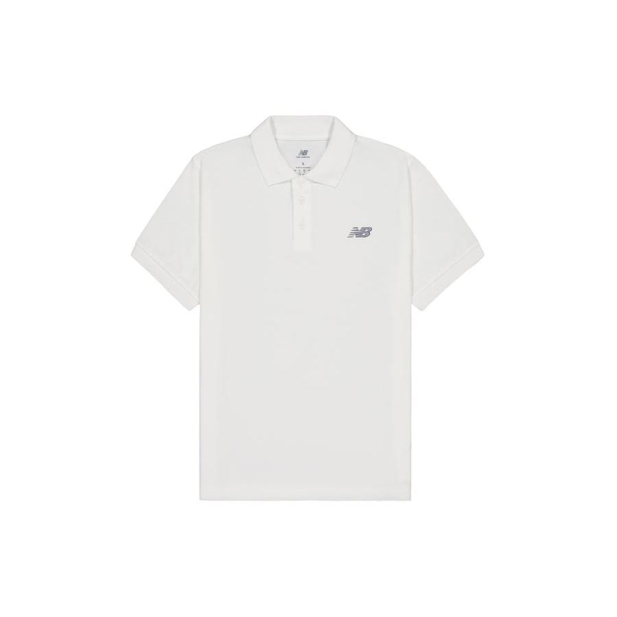 New Balance Printed Logo Straight-Fit Breathable Comfort Polo Shirt Men Tops White MT41503-WT 
New Balance Printed Logo Straight-Fit Breathable Comfort Polo Shirt Men Tops White MT41503-WT