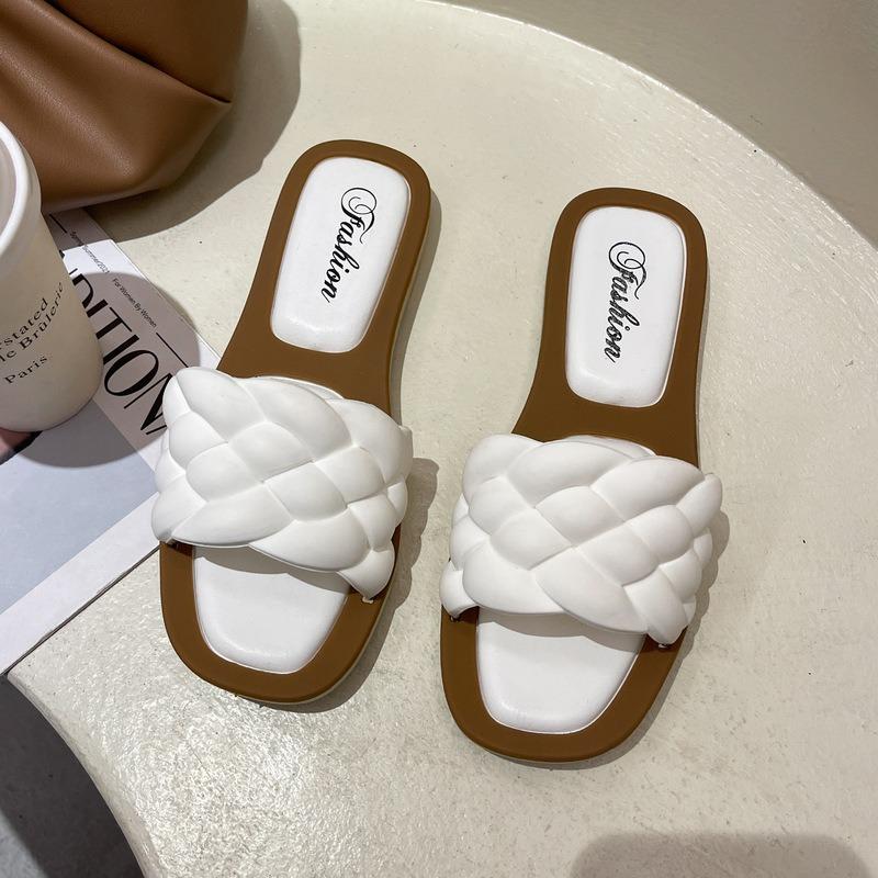 Women s Braided Strap Slide Sandals Square Toe Flat Casual Slippers for Summer Outdoor 36 белый
Women s Braided Strap Slide Sandals Square Toe Flat Casual Slippers for Summer Outdoor 36 белый