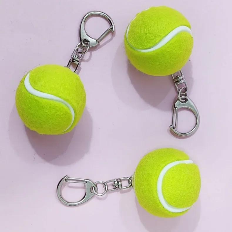 Cute Tennis Ball Keychains 3.8cm Green Tennis Ball Sport Style Keychain Schoolbag Pendant Gift for Friends
Cute Tennis Ball Keychains 3.8cm Green Tennis Ball Sport Style Keychain Schoolbag Pendant Gift for Friends