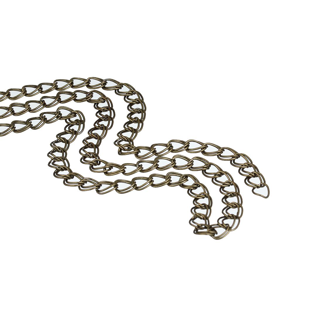 5 Meters/pack Antique Bronze Color Bulk Chains Wide 7*8mm Double Ring for Women Jewelry Making Findings Components
5 Meters/pack Antique Bronze Color Bulk Chains Wide 7*8mm Double Ring for Women Jewelry Making Findings Components