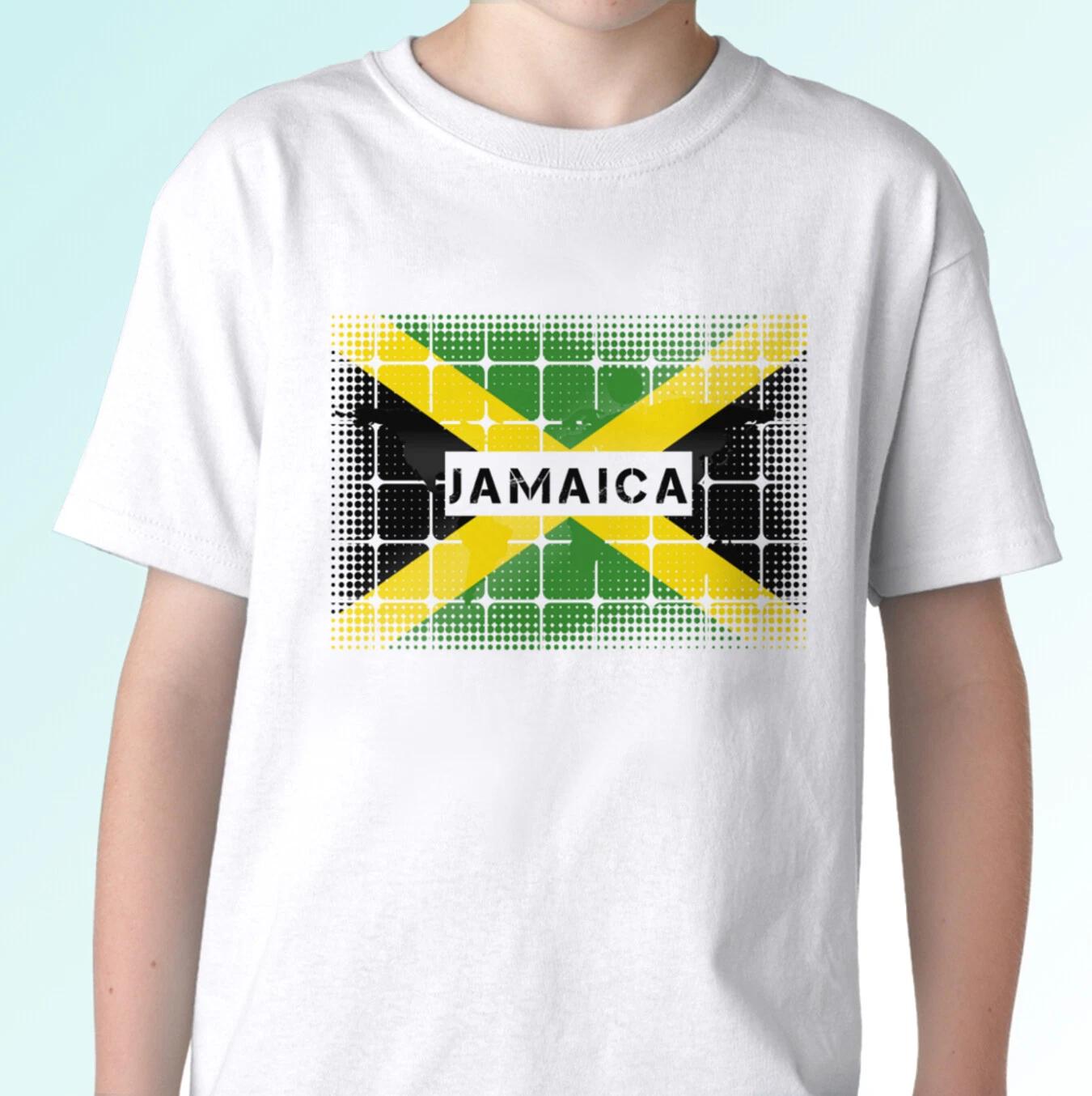 Jamaica flag white kids boys T-Shirt holiday top graphic design s s kids sizes 150
Jamaica flag white kids boys T-Shirt holiday top graphic design s s kids sizes 150