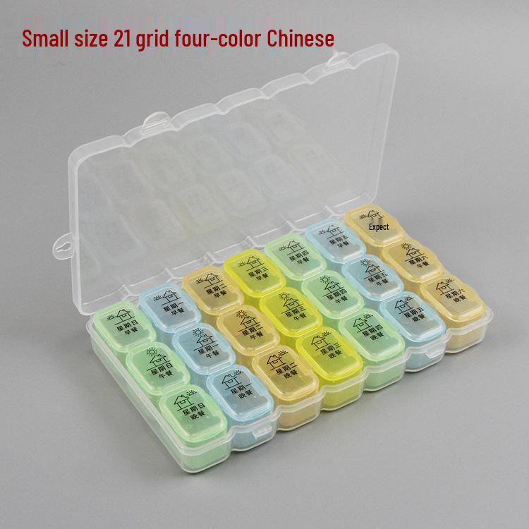 Portable 28-Compartment Pill Organizer for Morning/Noon/Evening Medication Reminders
Portable 28-Compartment Pill Organizer for Morning/Noon/Evening Medication Reminders