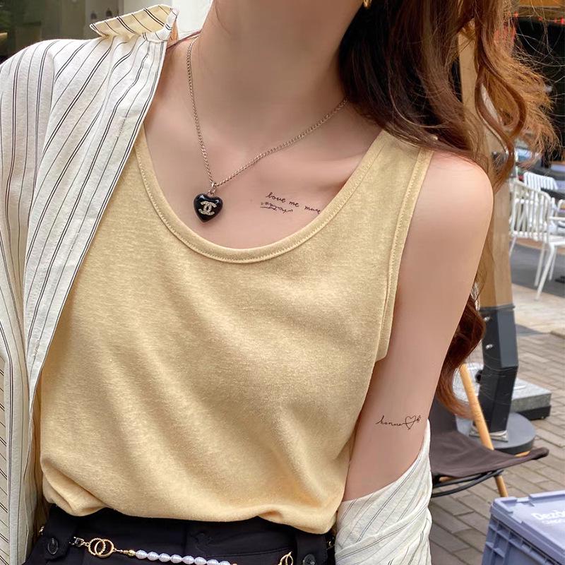 Women s Comfy Loose-Fit Camisole - Spring/Summer Cotton Layered Sleeveless Top XL (130-145 jin) жёлтый
Women s Comfy Loose-Fit Camisole - Spring/Summer Cotton Layered Sleeveless Top XL (130-145 jin) жёлтый