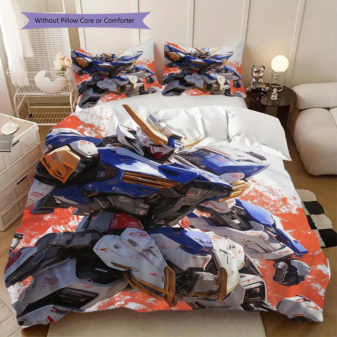 Gundam Robot Print Soft Comfortable Duvet Cover, Children s Bedding Set Gift, Extra Large Size, Various Sizes Available LXR105 135x200cm
Gundam Robot Print Soft Comfortable Duvet Cover, Children s Bedding Set Gift, Extra Large Size, Various Sizes Available LXR105 135x200cm