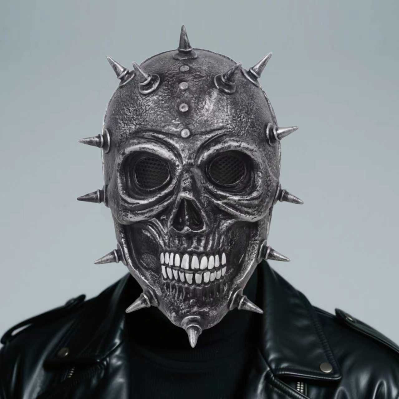 New Halloween Rivet Skull Mask Cosplay Skull Punk Style Skull Mask Spiked skull
New Halloween Rivet Skull Mask Cosplay Skull Punk Style Skull Mask Spiked skull