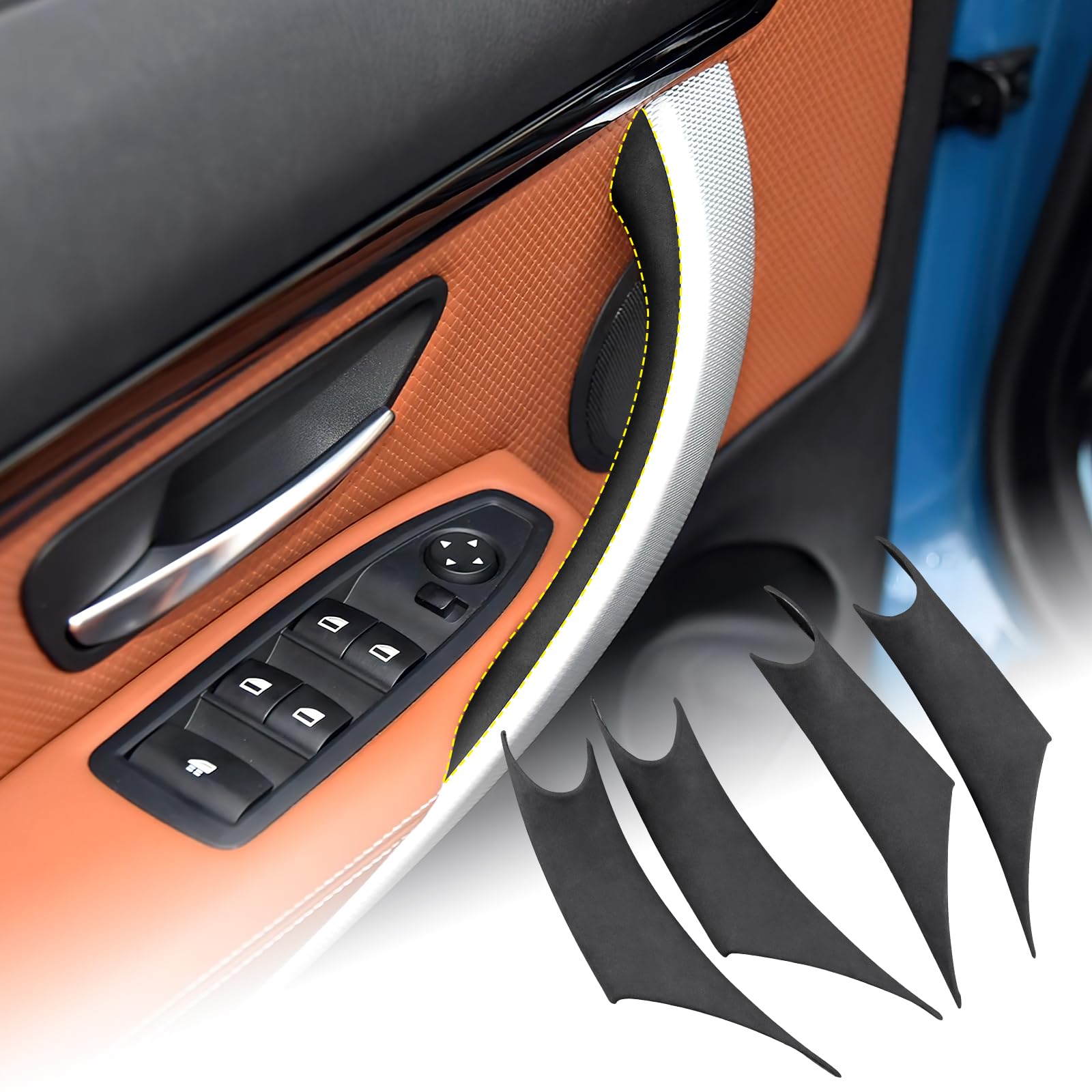 FDAIUN Car Door Handle Protector Cover for BMW 3 Series F30 F35 GT F31 F34 and BMW 4 Series F32 F33 F36 ABS Stylish Custom Center Console Interior
FDAIUN Car Door Handle Protector Cover for BMW 3 Series F30 F35 GT F31 F34 and BMW 4 Series F32 F33 F36 ABS Stylish Custom Center Console Interior