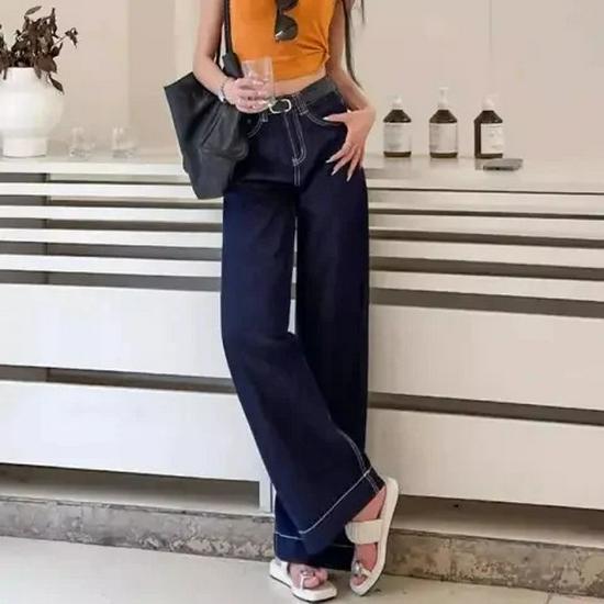 Women s Straight-Leg High-Waist Wide-Leg Jeans - Slimming, Loose, Drapey Fit for Early Autumn 2025. L
Women s Straight-Leg High-Waist Wide-Leg Jeans - Slimming, Loose, Drapey Fit for Early Autumn 2025. L
