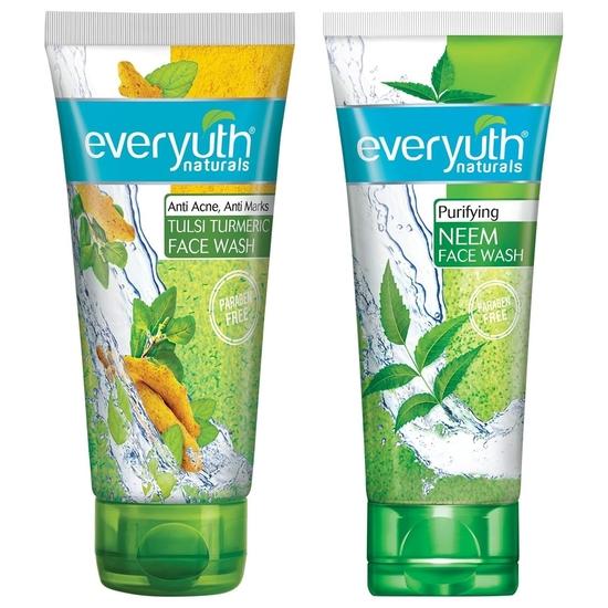 Everyuth Naturals Anti Acne, Anti Marks Тулси Куркума Очищающее средство для лица с экстрактом нима, 150 г, тюбик и Everyuth Naturals Очищающее средство для лица с экстрактом нима, 150 г, тюбик
Everyuth Naturals Anti Acne, Anti Marks Тулси Куркума Очищающее средство для лица с экстрактом нима, 150 г, тюбик и Everyuth Naturals Очищающее средство для лица с экстрактом нима, 150 г, тюбик