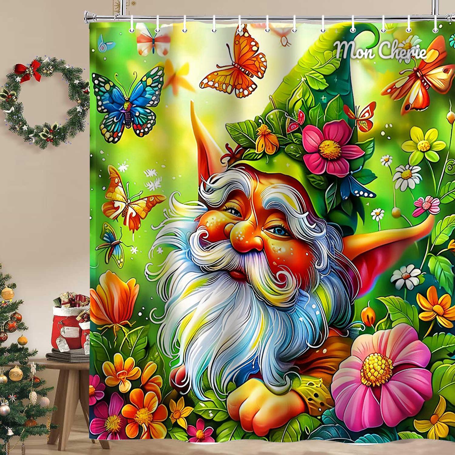 Christmas Tree Santa Claus Print Bathing Curtain Bathroom Shower Curtain With 12 Hooks Bathroom Home Decor And Accessories W60H190(CM)-1 Pcs
Christmas Tree Santa Claus Print Bathing Curtain Bathroom Shower Curtain With 12 Hooks Bathroom Home Decor And Accessories W60H190(CM)-1 Pcs