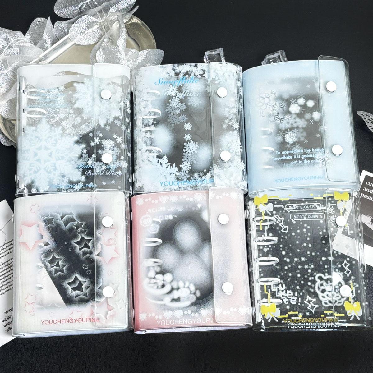 M5 Series Ring Binder: High-Transparency PVC Journal, Three-Fold Mini Photo Album & Card Holder for Stargazing
M5 Series Ring Binder: High-Transparency PVC Journal, Three-Fold Mini Photo Album & Card Holder for Stargazing