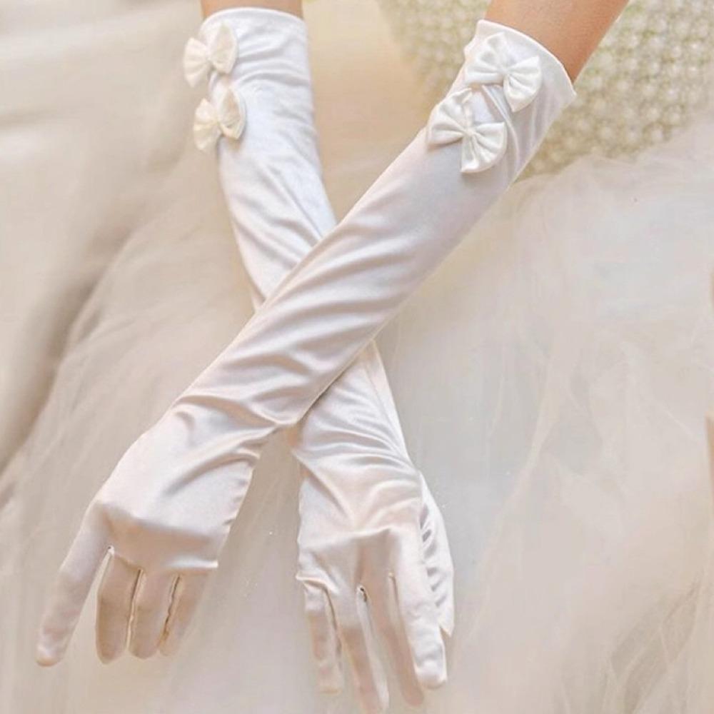 Vintage Wedding Bridal Gloves White Long Finger Mittens Retro Satin Long Gloves Banquet Style2
Vintage Wedding Bridal Gloves White Long Finger Mittens Retro Satin Long Gloves Banquet Style2