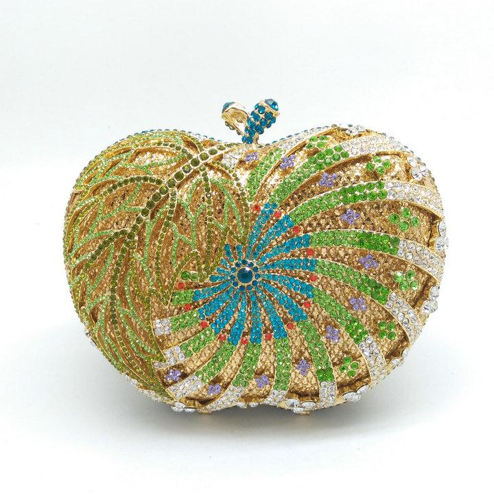 Boutique de FGG Apple Shape Rhinestone Clutch Evening Bag for Women Formal, Fruits Party Crystal Clutch Purse, Hardcase Mini Bag Mini Size
Boutique de FGG Apple Shape Rhinestone Clutch Evening Bag for Women Formal, Fruits Party Crystal Clutch Purse, Hardcase Mini Bag Mini Size