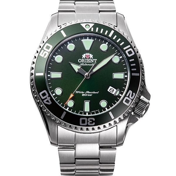 Orient Чоловічі RN-AC0K02E (Чоловічий металевий гурт SPORTS Diver Style) Круглий годинник зі срібної нержавіючої сталі
Orient Чоловічі RN-AC0K02E (Чоловічий металевий гурт SPORTS Diver Style) Круглий годинник зі срібної нержавіючої сталі