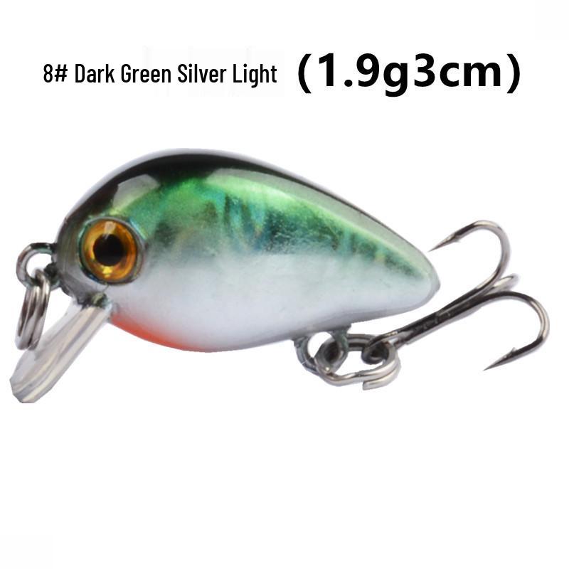 1.9g Slow Sinking Micro Minnow Lure for Bass, Tilapia, Asp, etc. - Mini Artificial Bait
1.9g Slow Sinking Micro Minnow Lure for Bass, Tilapia, Asp, etc. - Mini Artificial Bait