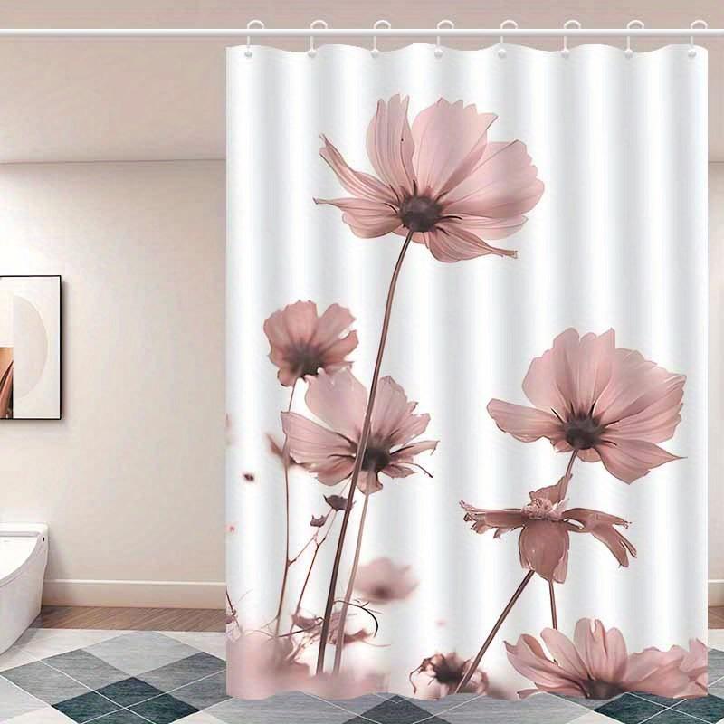 Waterproof And Mildew-Proof Shower Curtain Pastoral Style Flower Pattern Bathroom Curtain Thick And Durable Shower Curtain W60H190(CM)-1 Pcs
Waterproof And Mildew-Proof Shower Curtain Pastoral Style Flower Pattern Bathroom Curtain Thick And Durable Shower Curtain W60H190(CM)-1 Pcs