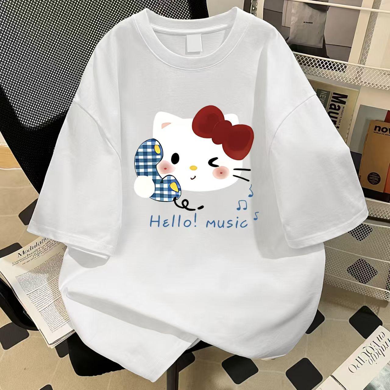 Sanrios 2026 Summer New Collection HelloKitt Graffiti Cartoon Print Pure Cotton Breathable Womens ShortSleeved TShirt S
Sanrios 2026 Summer New Collection HelloKitt Graffiti Cartoon Print Pure Cotton Breathable Womens ShortSleeved TShirt S