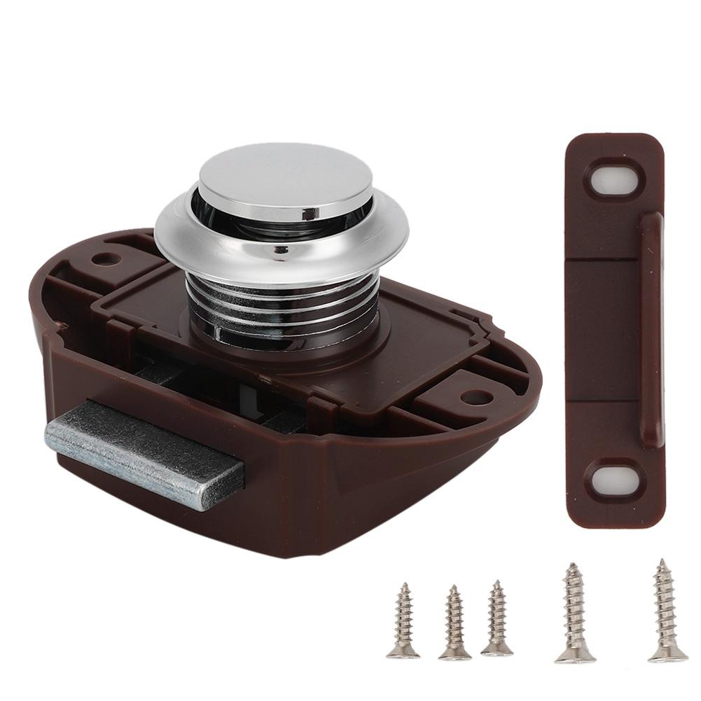 Aluminum Alloy Keyless Push Button Catch Lock For Boat RV Drawer Cabinet Door Latch Knob
Aluminum Alloy Keyless Push Button Catch Lock For Boat RV Drawer Cabinet Door Latch Knob