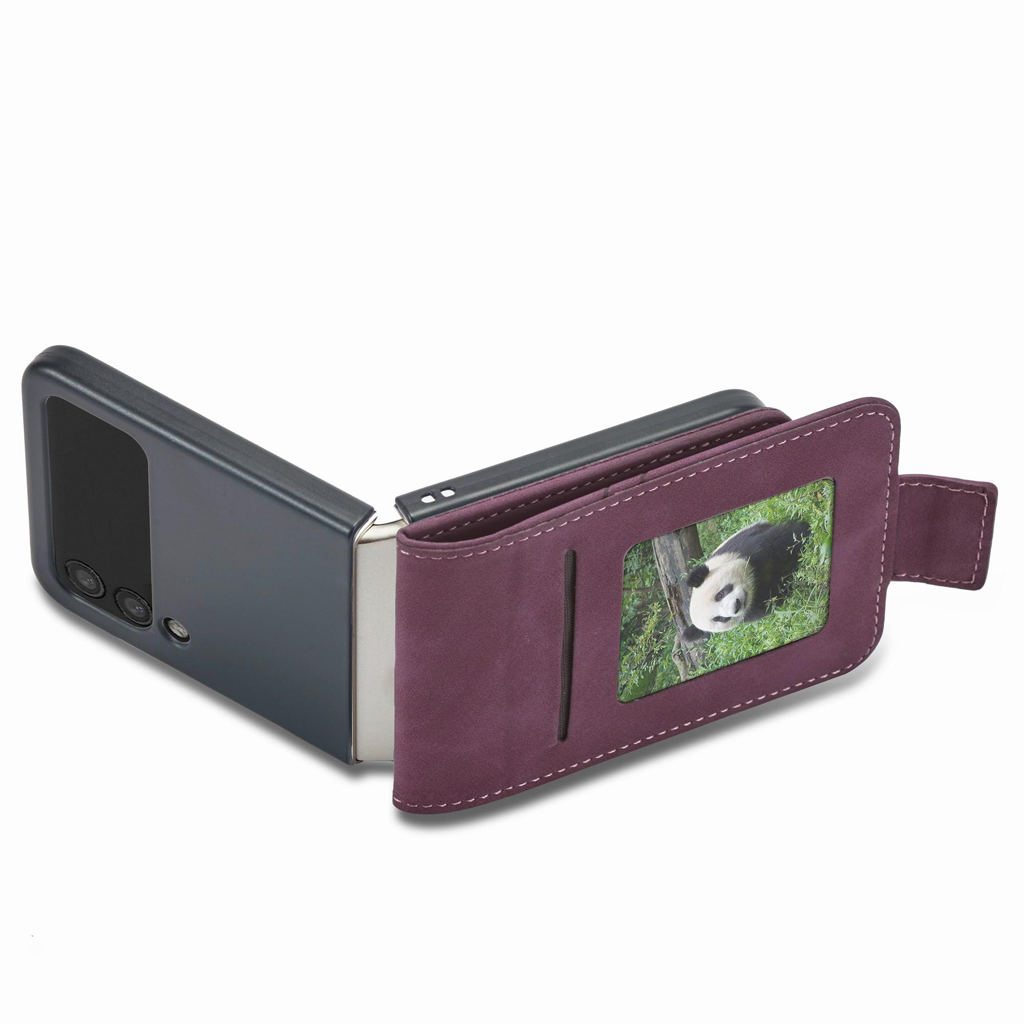 FORWENW F3-Series For Samsung Galaxy Z Flip4 5G Card Slot Design Flipping Case PU Leather Well-protected Shell with Stand Wine Red
FORWENW F3-Series For Samsung Galaxy Z Flip4 5G Card Slot Design Flipping Case PU Leather Well-protected Shell with Stand Wine Red