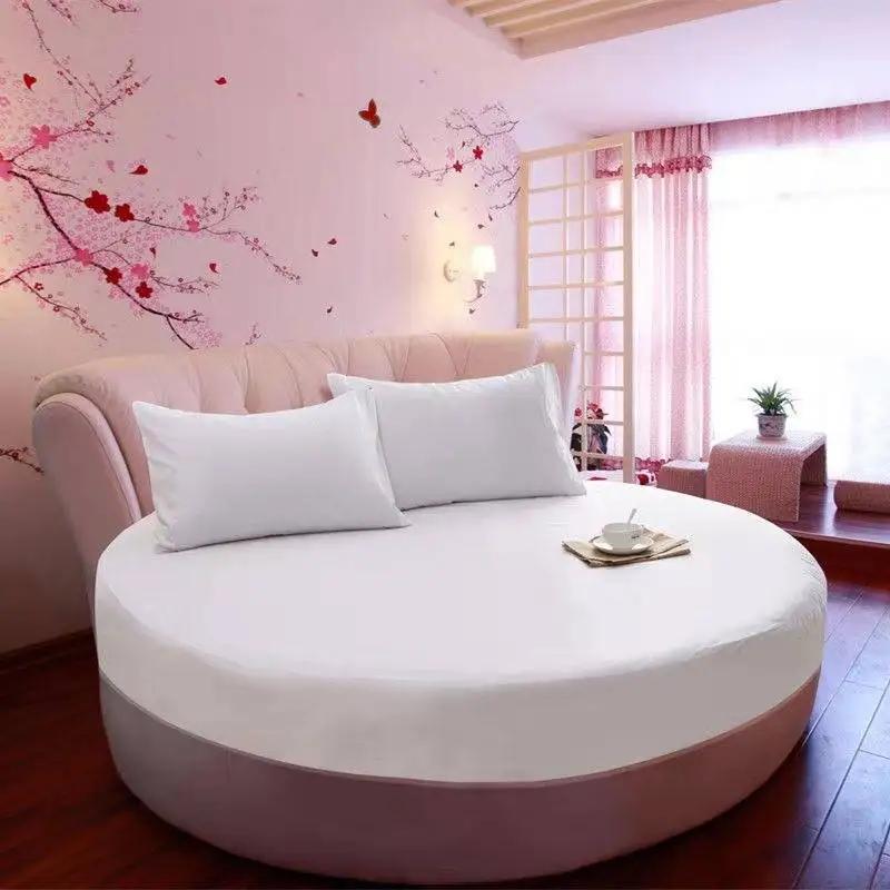 180x180cm/200x200cm Cotton Round Bed Fitted Sheet Round Bedspread Non-slip Mattress Cover Romantic Solid Color Round Bed Sheet 180x180cm 1PC
180x180cm/200x200cm Cotton Round Bed Fitted Sheet Round Bedspread Non-slip Mattress Cover Romantic Solid Color Round Bed Sheet 180x180cm 1PC