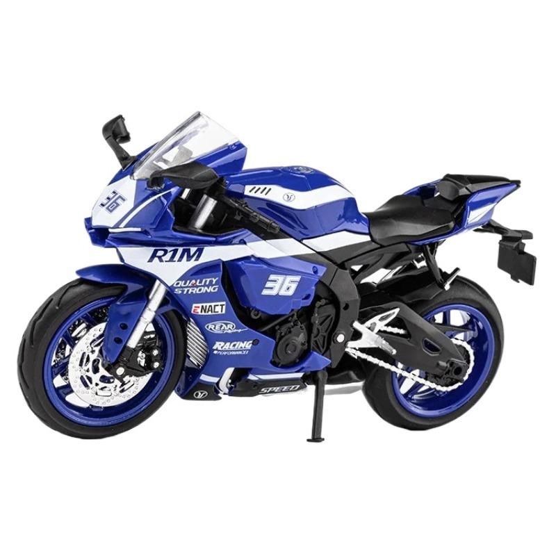 1/12 Yamaha R1M игрушечная модель мотоцикла литая под давлением с амортизацией имитационная масштабная модель мотоцикла игрушки для детей подарки синий
1/12 Yamaha R1M игрушечная модель мотоцикла литая под давлением с амортизацией имитационная масштабная модель мотоцикла игрушки для детей подарки синий