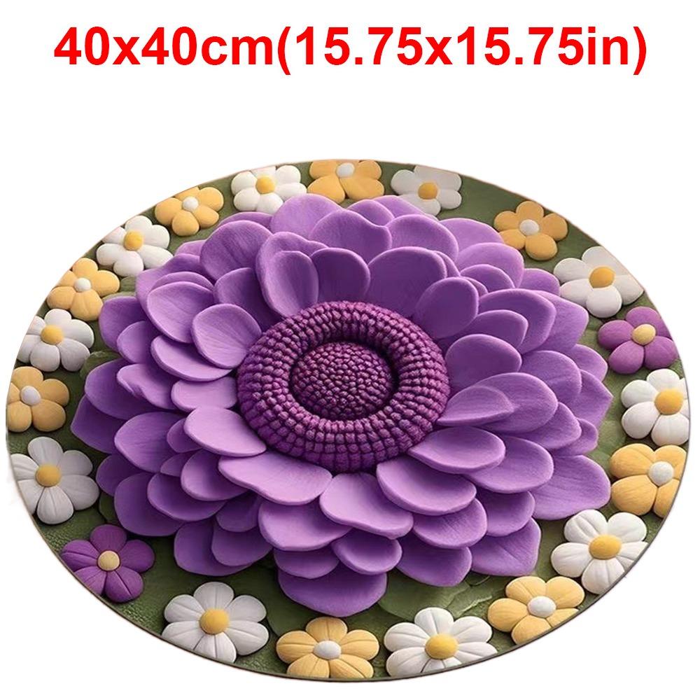 Non-slip Peony Floor Mat Absorbent Sunflower Carpet Door Gasket for Living Room Tea Table Bedside Style 1 -40x40cm
Non-slip Peony Floor Mat Absorbent Sunflower Carpet Door Gasket for Living Room Tea Table Bedside Style 1 -40x40cm