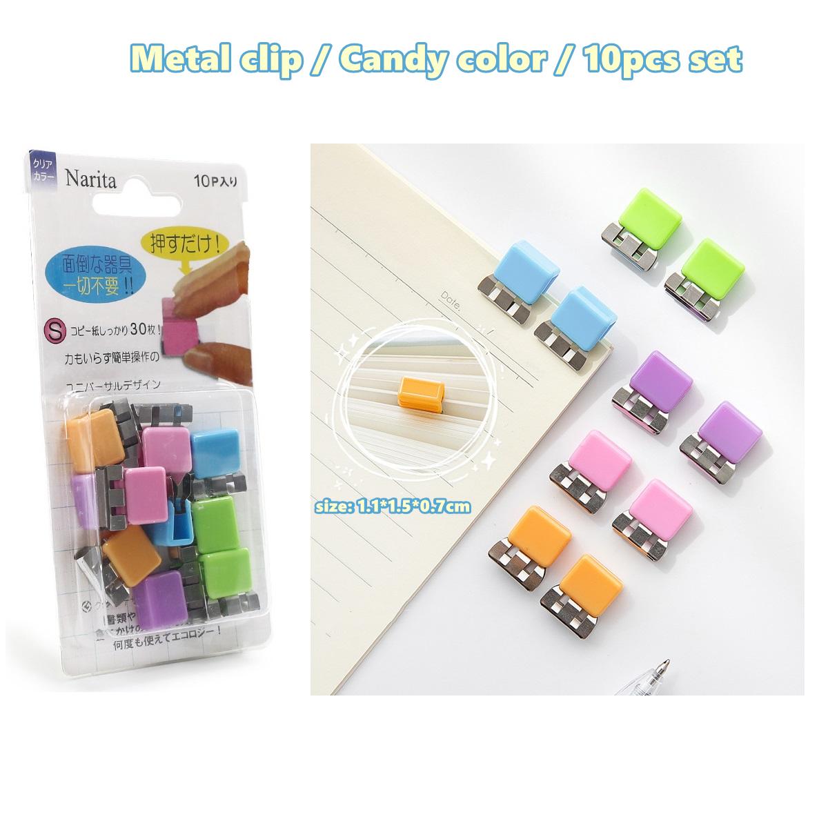 10/20pcs Mini Color Paper Clips Set Candy Transparent Metal Bookmarks File Index Page Holder Clamp Office School A6709
10/20pcs Mini Color Paper Clips Set Candy Transparent Metal Bookmarks File Index Page Holder Clamp Office School A6709