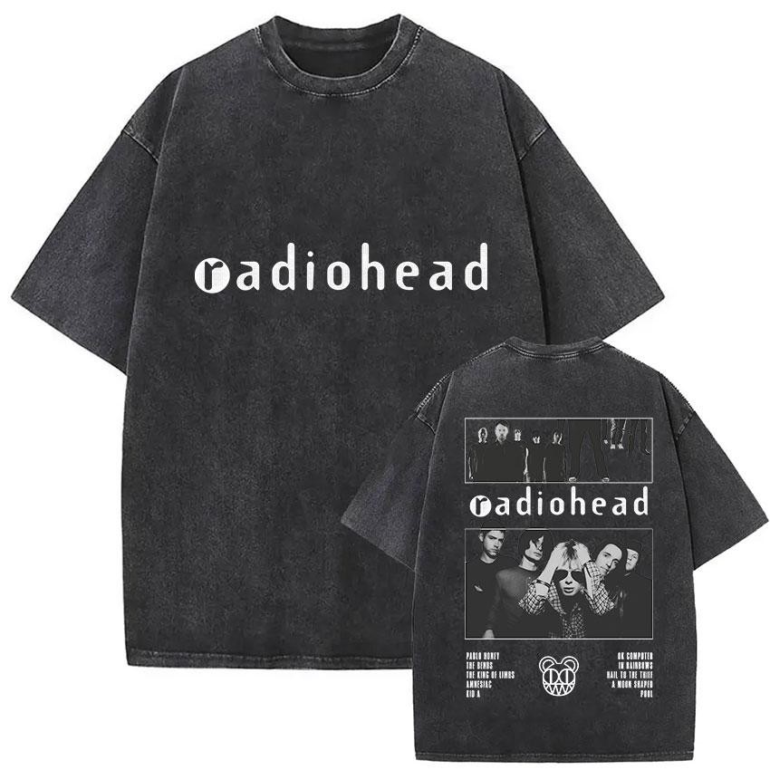 Rock Band Radiohead Tour Logo T Shirts Mens Fashion Pop Clothing Oversized Tshirt Unisex Cotton Short Sleeve T Shirt S
Rock Band Radiohead Tour Logo T Shirts Mens Fashion Pop Clothing Oversized Tshirt Unisex Cotton Short Sleeve T Shirt S
