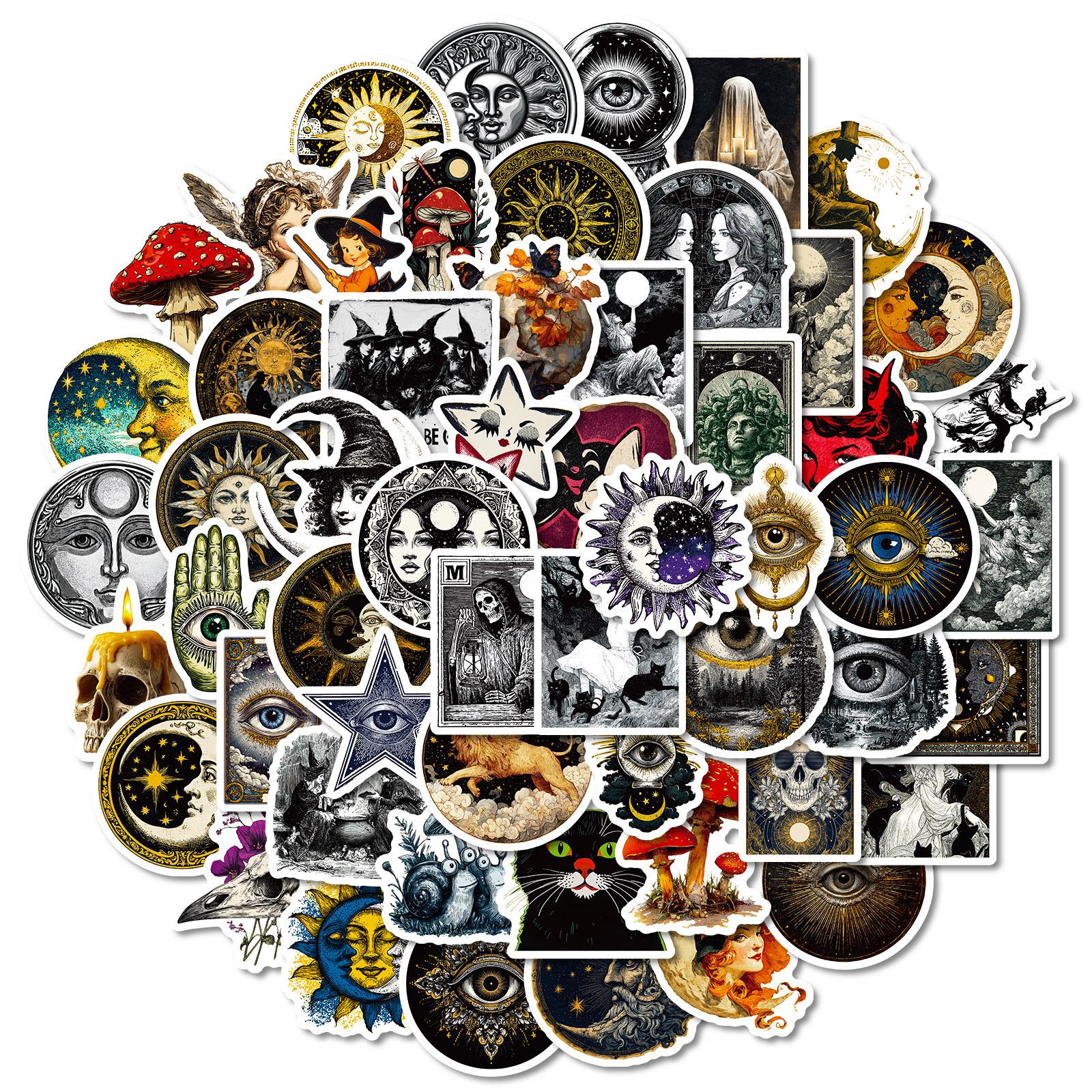56 Mysterious Universe Sun And Moon Tonghui Retro Creative Stickers Water Cup Notebook Waterproof Stickers
56 Mysterious Universe Sun And Moon Tonghui Retro Creative Stickers Water Cup Notebook Waterproof Stickers