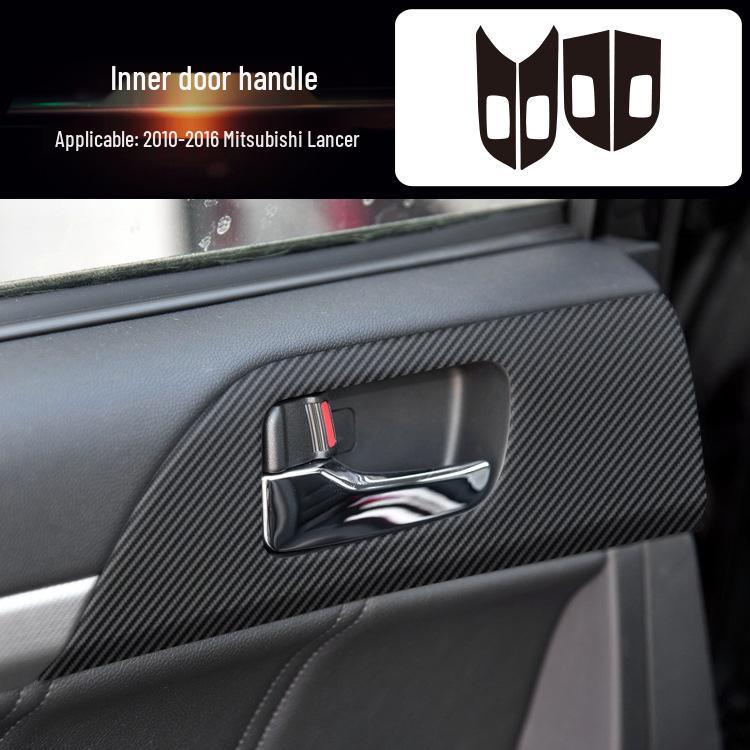 Mitsubishi Lancer 2010-2016 Наклейка на консоль из углеродного волокна, устойчивая к царапинам/ударам, заменяемая в случае повреждения
Mitsubishi Lancer 2010-2016 Наклейка на консоль из углеродного волокна, устойчивая к царапинам/ударам, заменяемая в случае повреждения
