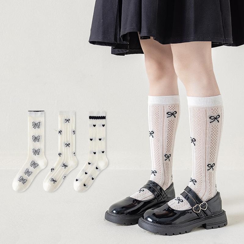 3Pairs/Set Summer Baby Sweet Lolita Lace Bow Long Socks For Girls Mesh Thin Sock Casual Bow Stockings XL(9-12y)
3Pairs/Set Summer Baby Sweet Lolita Lace Bow Long Socks For Girls Mesh Thin Sock Casual Bow Stockings XL(9-12y)