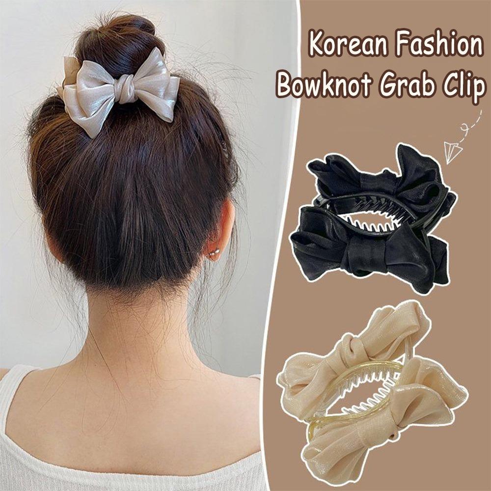 Simple Bow Hair Claws Hair Clips Accessories Multifunctional Claw Clamp Solid Color Claw Clip
Simple Bow Hair Claws Hair Clips Accessories Multifunctional Claw Clamp Solid Color Claw Clip