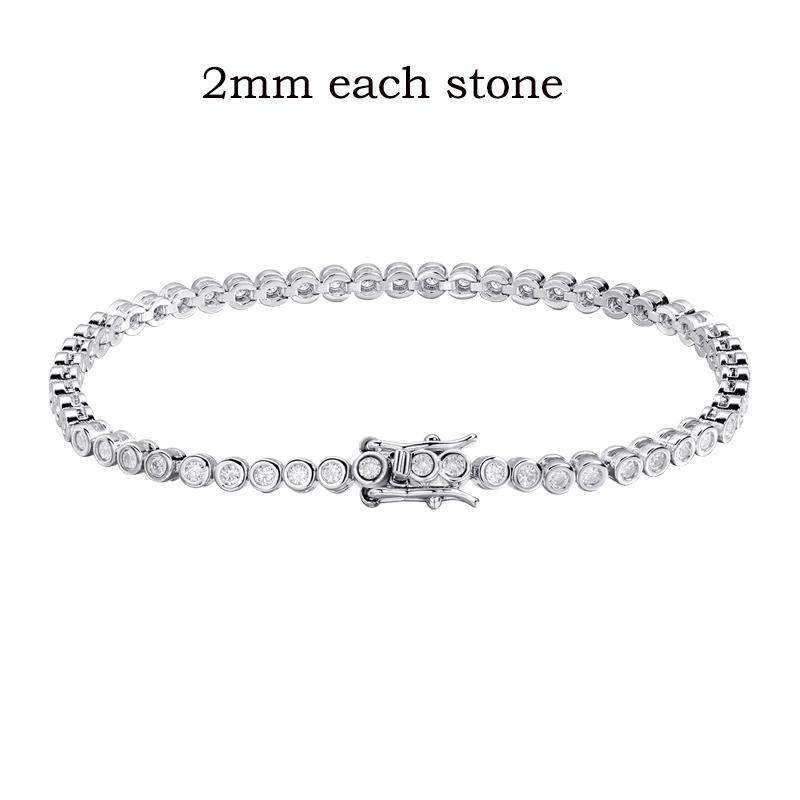 Smyoue 3 Colors 2/3mm Bubbles All Moissanite Tennis Bracelet for Women Men Bangles Full Diamond Pure 925 Silver Chain Jewelry 15CM&rose gold color
Smyoue 3 Colors 2/3mm Bubbles All Moissanite Tennis Bracelet for Women Men Bangles Full Diamond Pure 925 Silver Chain Jewelry 15CM&rose gold color