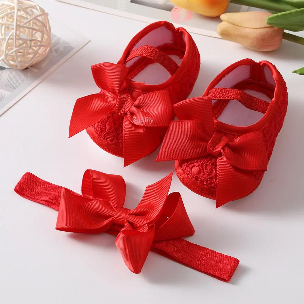 Soft Sole Flower Newborn Baby Girl Christening Shoes Headband Set Lovely Princess Lace Bowknot Infant Non Slip First Walker 0-6Months красный
Soft Sole Flower Newborn Baby Girl Christening Shoes Headband Set Lovely Princess Lace Bowknot Infant Non Slip First Walker 0-6Months красный