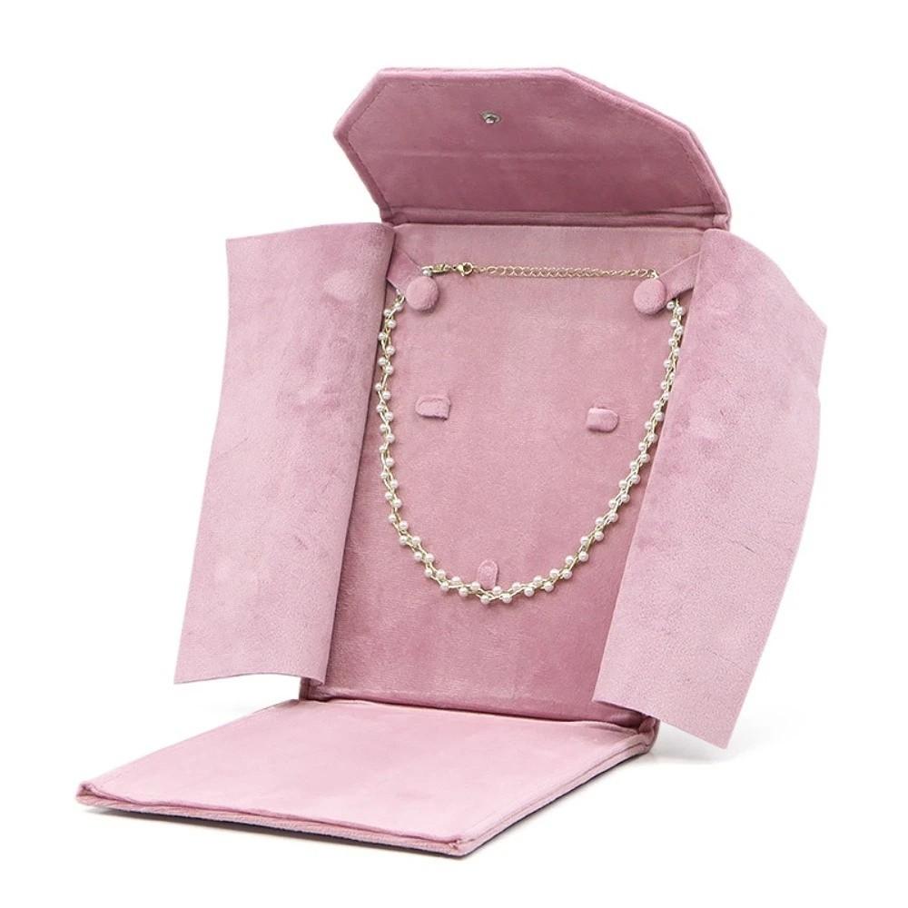 Foldable Storage Bag Velvet Snap Button Closure Jewelry Storage Box Portable Ring Storage Bag Wedding Gifts Packaging Box рожевий
Foldable Storage Bag Velvet Snap Button Closure Jewelry Storage Box Portable Ring Storage Bag Wedding Gifts Packaging Box рожевий