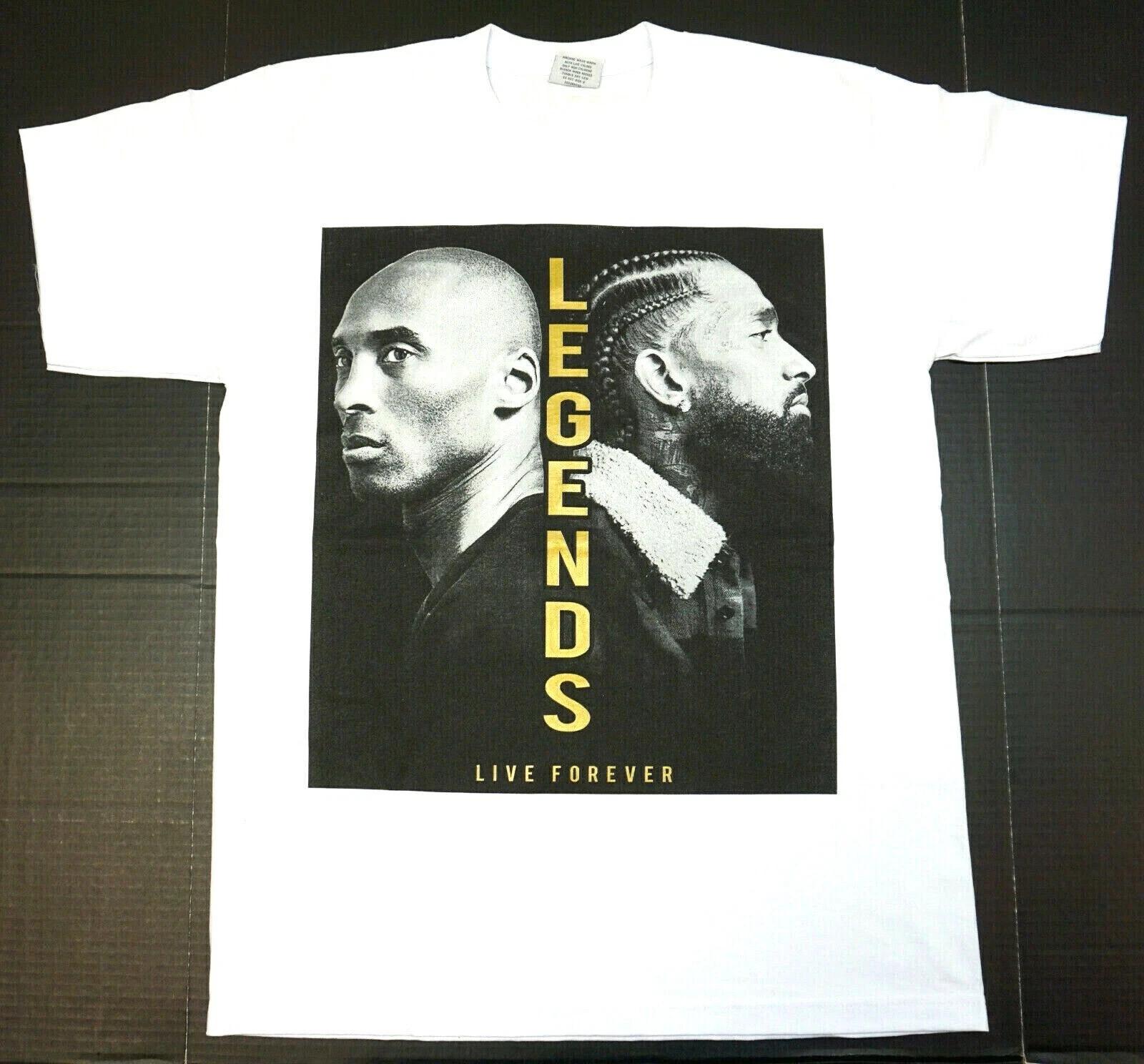 Nipsey Hussle T-shirt LA Legends Hu$$le Black Mamba Tee Men s XL White New 4XL
Nipsey Hussle T-shirt LA Legends Hu$$le Black Mamba Tee Men s XL White New 4XL