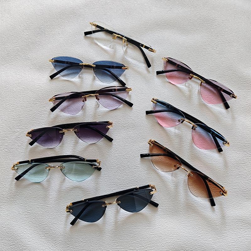 9 Pieces/Set Of Sunglasses For Fashion Men Women Outdoor Accessory Sun Glasses Simple Rimless Cat Eye Wholesale Eyeglasses
9 Pieces/Set Of Sunglasses For Fashion Men Women Outdoor Accessory Sun Glasses Simple Rimless Cat Eye Wholesale Eyeglasses