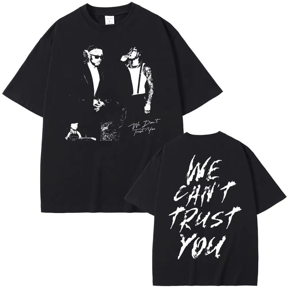Рэпер Future & Metro Boomin 2024 Новый хип-хоп альбом We Don t Trust You Графическая футболка для мужчин и женщин Повседневные футболки с круглым воротником большого размера S чёрный
Рэпер Future & Metro Boomin 2024 Новый хип-хоп альбом We Don t Trust You Графическая футболка для мужчин и женщин Повседневные футболки с круглым воротником большого размера S чёрный