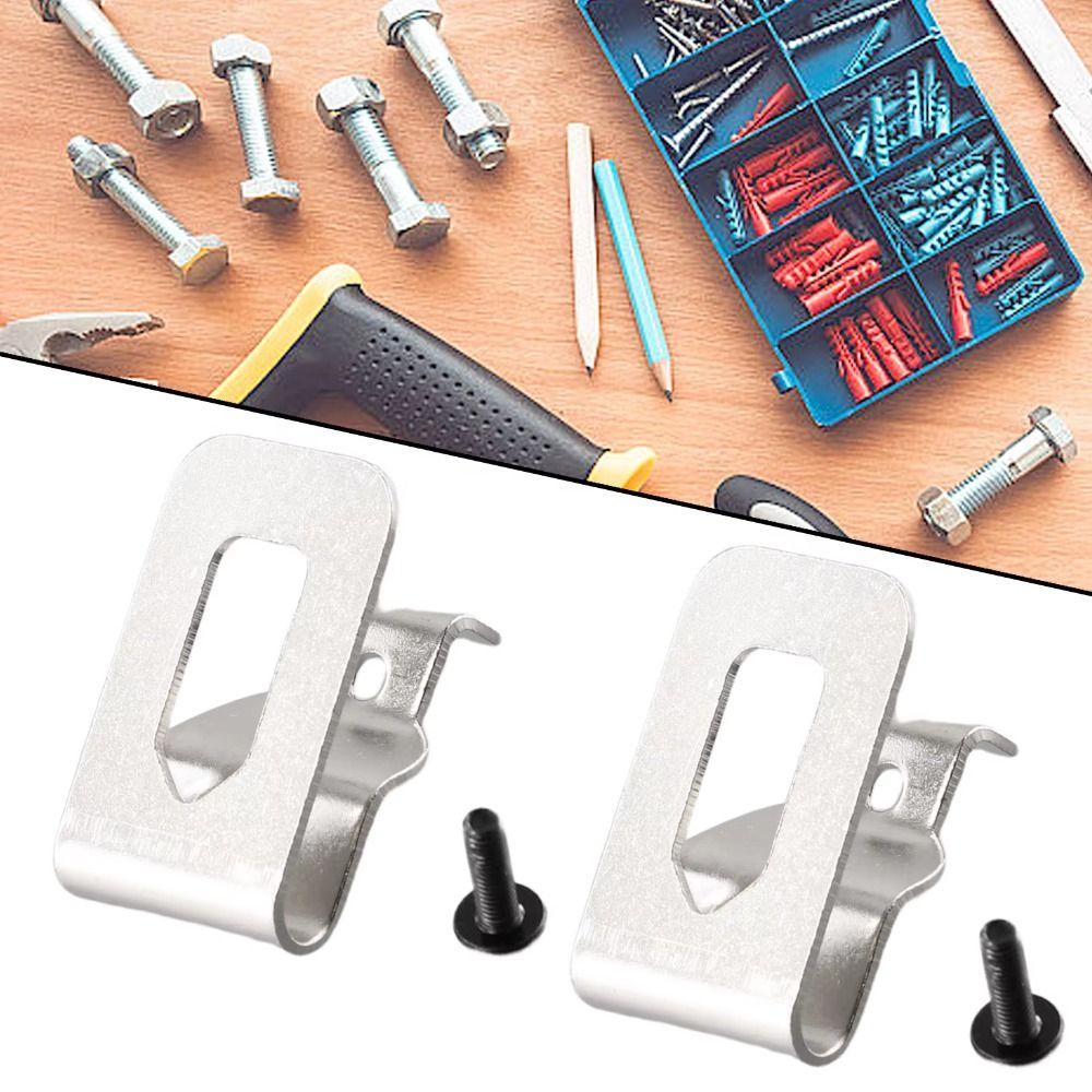 Wall Mounted Storage Hooks Stainless Steel Belt Clip Hooks Waterproof Power Tool Hangers Garden 8pcs срібний
Wall Mounted Storage Hooks Stainless Steel Belt Clip Hooks Waterproof Power Tool Hangers Garden 8pcs срібний