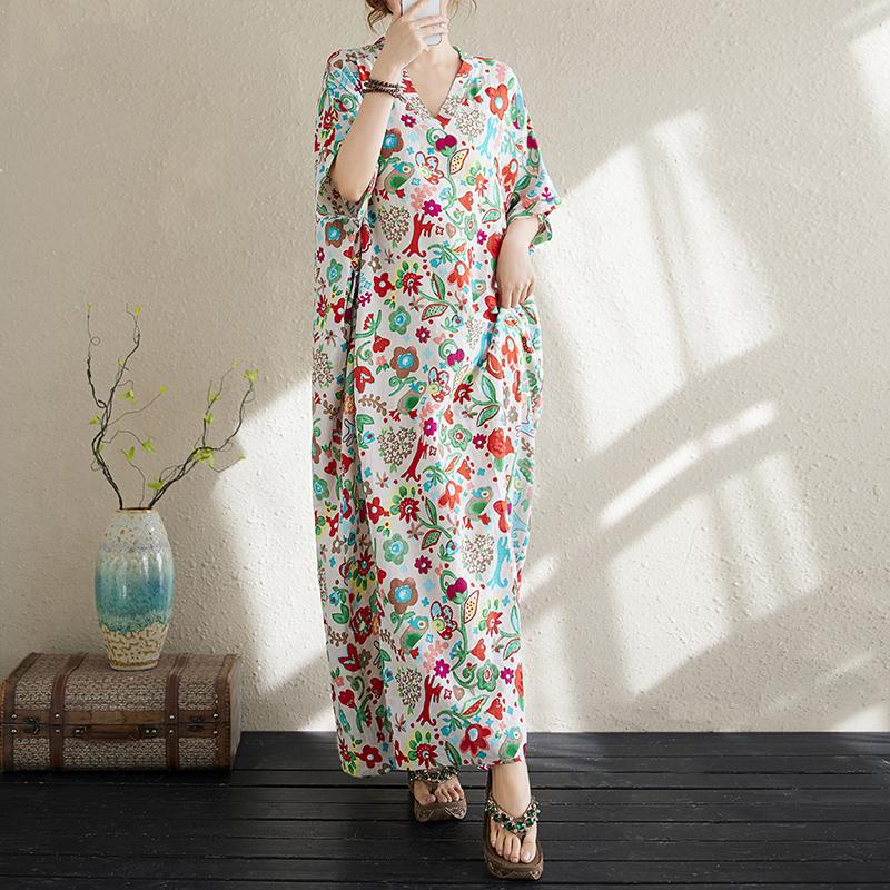 Dimanaf Женское летнее повседневное платье больших размеров 2025 года, базовое свободное винтажное длинное платье макси с цветочным принтом из льна, новое One Size белый
Dimanaf Женское летнее повседневное платье больших размеров 2025 года, базовое свободное винтажное длинное платье макси с цветочным принтом из льна, новое One Size белый