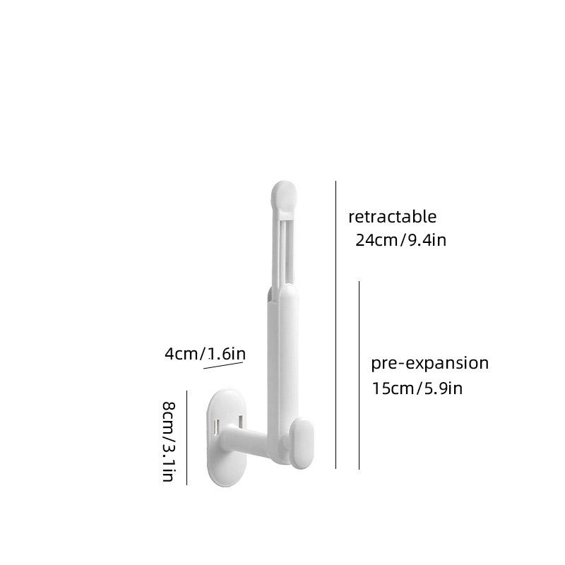 L-Shape Scalable Hat Holder Wall Hanging Hair Rope Coat Towel Organizer Rack Kitchen Bathroom Storage Hooks білий
L-Shape Scalable Hat Holder Wall Hanging Hair Rope Coat Towel Organizer Rack Kitchen Bathroom Storage Hooks білий